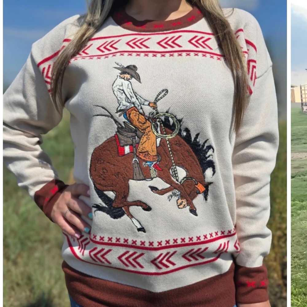 Dust and Spurs Sweater